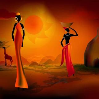 Afrocentric wallpaper