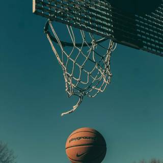 Basketball swish wallpaper