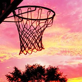 Basketball swish wallpaper