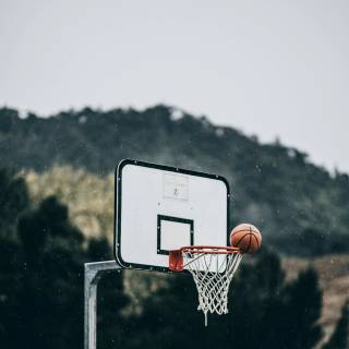 Basketball swish wallpaper