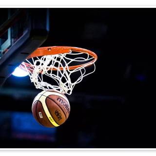 Basketball swish wallpaper
