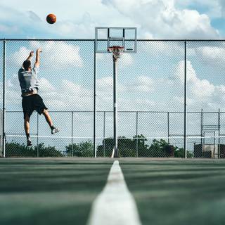 Basketball swish wallpaper