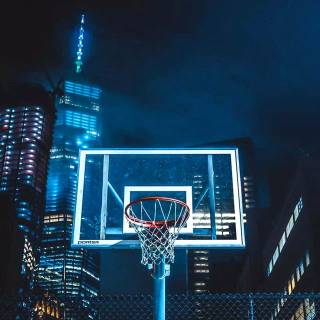 Basketball swish wallpaper