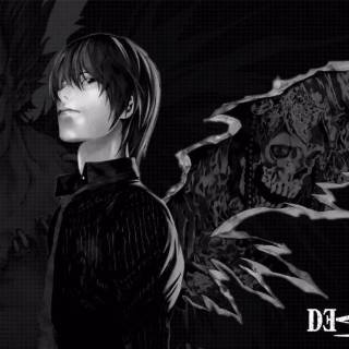 Death Note black wallpaper
