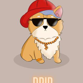 Drip dogs wallpaper