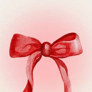 Red bow wallpaper