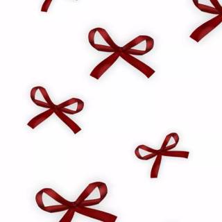 Red bow wallpaper