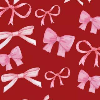 Red bow wallpaper
