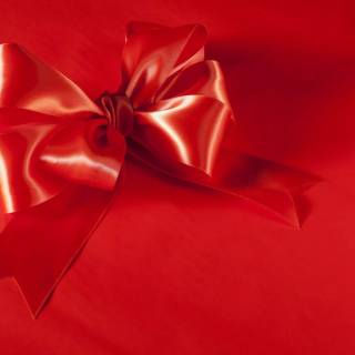 Red bow wallpaper