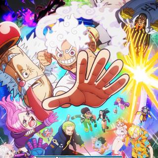 Luffy Egghead mobile wallpaper