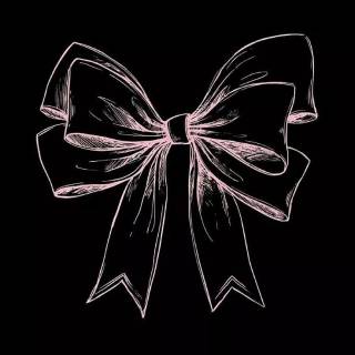 Black bows wallpaper