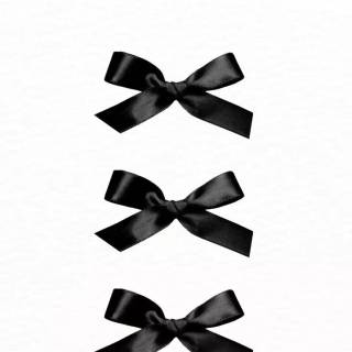 Black bows wallpaper