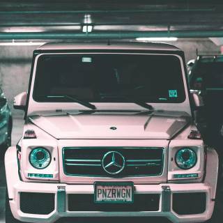 Pink G Wagon wallpaper