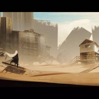 Desert anime wallpaper