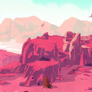 Desert anime wallpaper