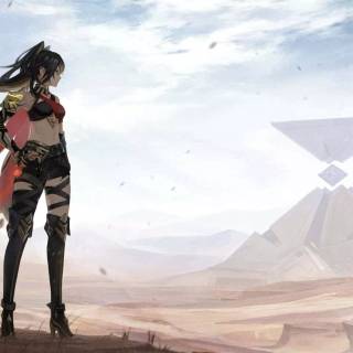 Desert anime wallpaper