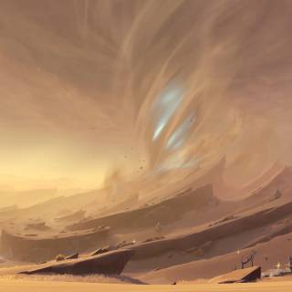 Desert anime wallpaper