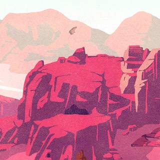 Desert anime wallpaper