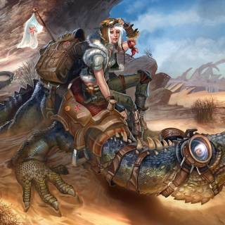 Desert anime wallpaper