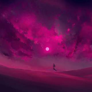 Desert anime wallpaper