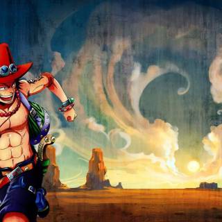 Desert anime wallpaper