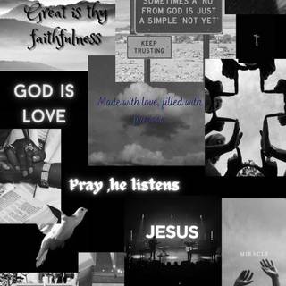 Christian collage wallpaper