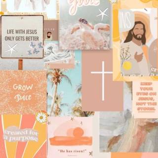 Christian collage wallpaper
