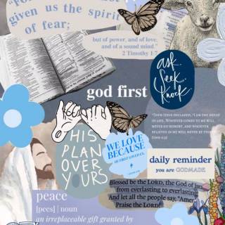 Christian collage wallpaper
