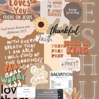 Christian collage wallpaper