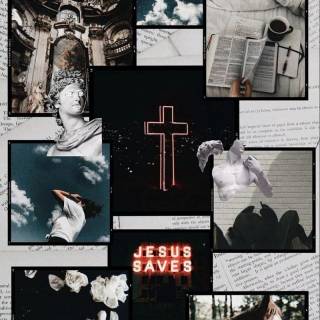 Christian collage wallpaper