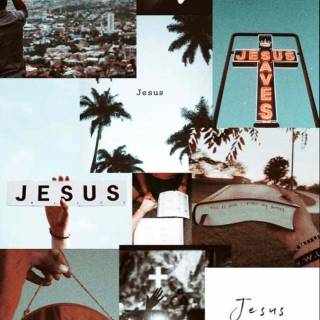 Christian collage wallpaper