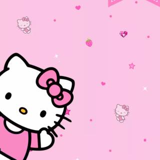 Strawberry Hello Kitty wallpaper