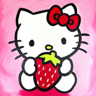 Strawberry Hello Kitty wallpaper