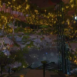 Lush caves wallpaper