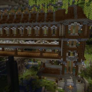 Lush caves wallpaper