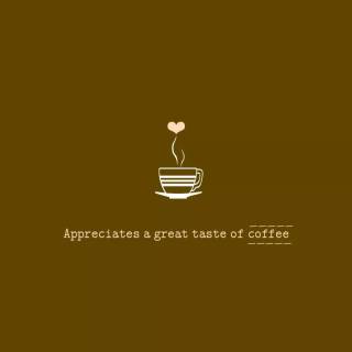 Minimal coffee wallpaper