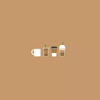 Minimal coffee wallpaper