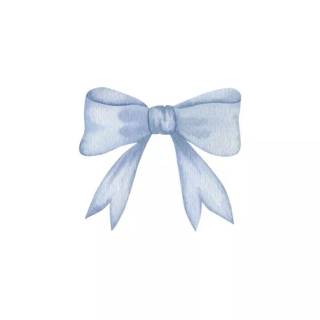 Blue bow wallpaper