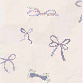 Blue bow wallpaper