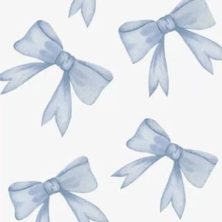 Blue bow wallpaper