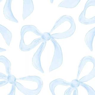 Blue bow wallpaper