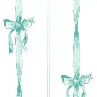 Blue bow wallpaper