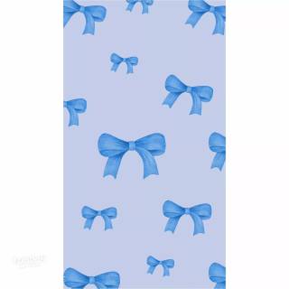 Blue bow wallpaper