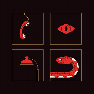 Funny snakes wallpaper