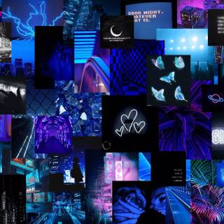 Laptop neon wallpaper