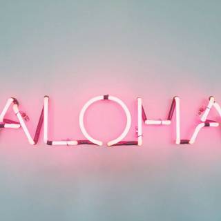 Laptop neon wallpaper