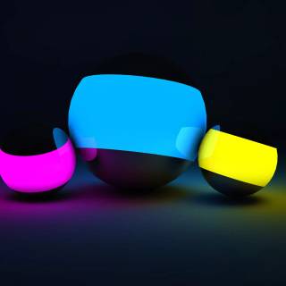 Laptop neon wallpaper