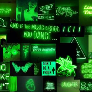 Laptop neon wallpaper
