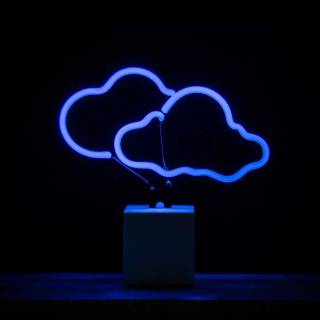 Laptop neon wallpaper