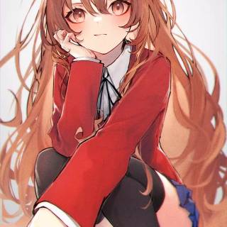 Anime girls blushing wallpaper